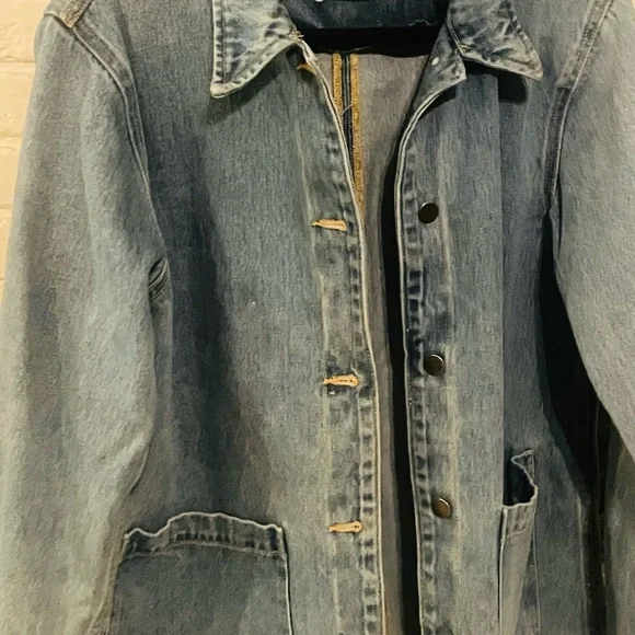 Zara Indigo Denim Jacket - Picture 5 of 8